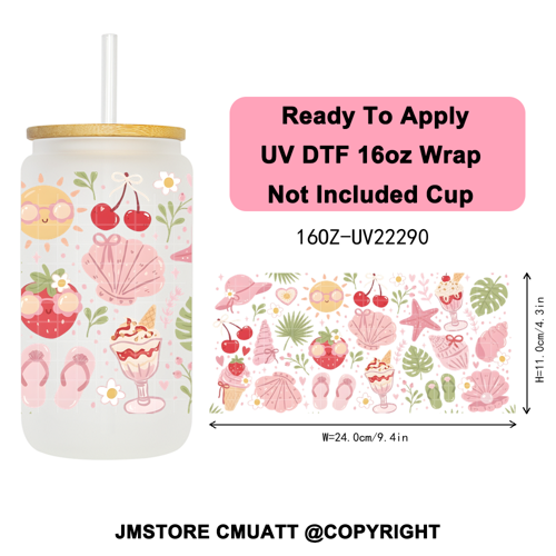 Rdta Tank Glass - Girly Candyland Sweet Treats Summer Fruits