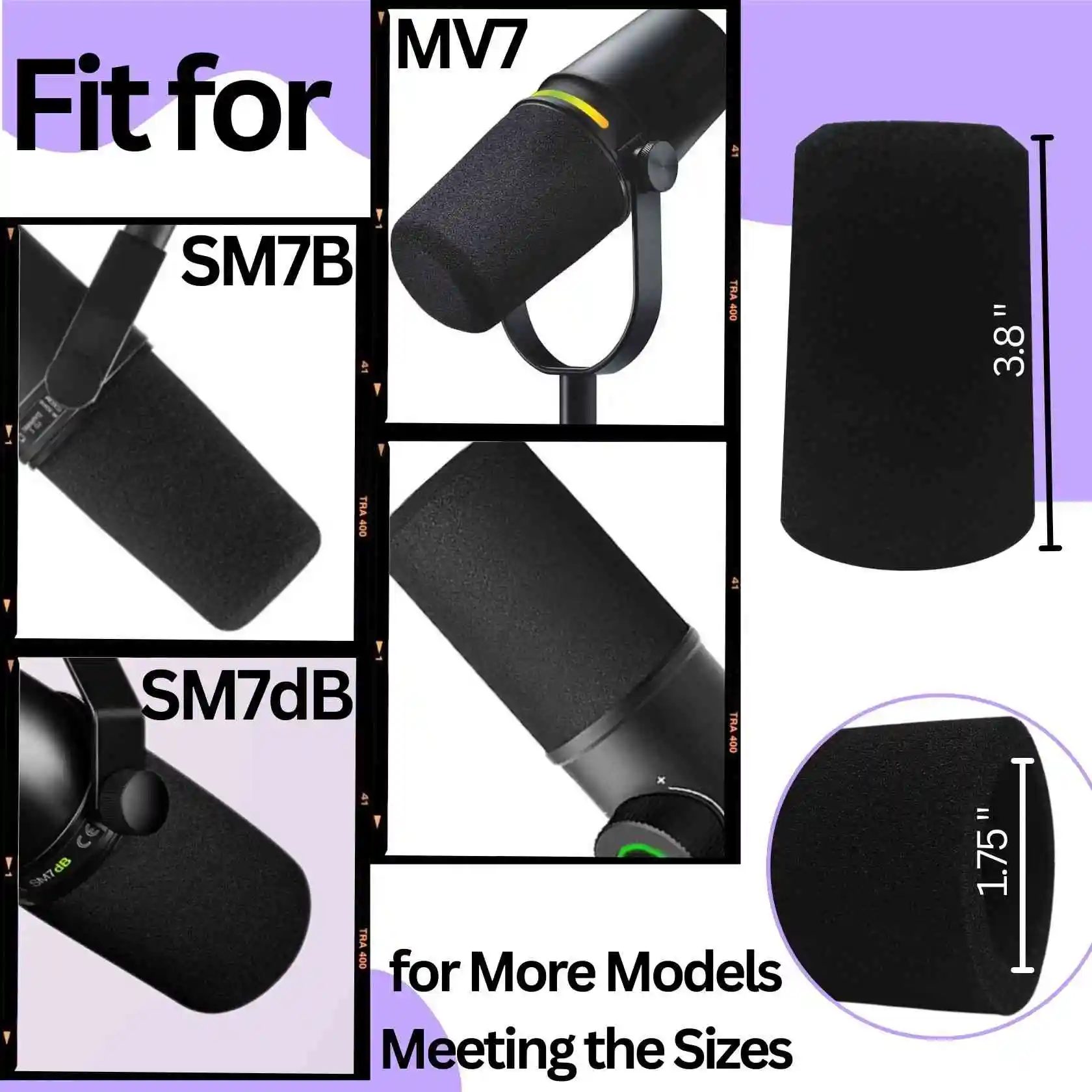 SM7 Mic Cover Pop Filter for S - đánh giá và giá Shure Mic Sm7B