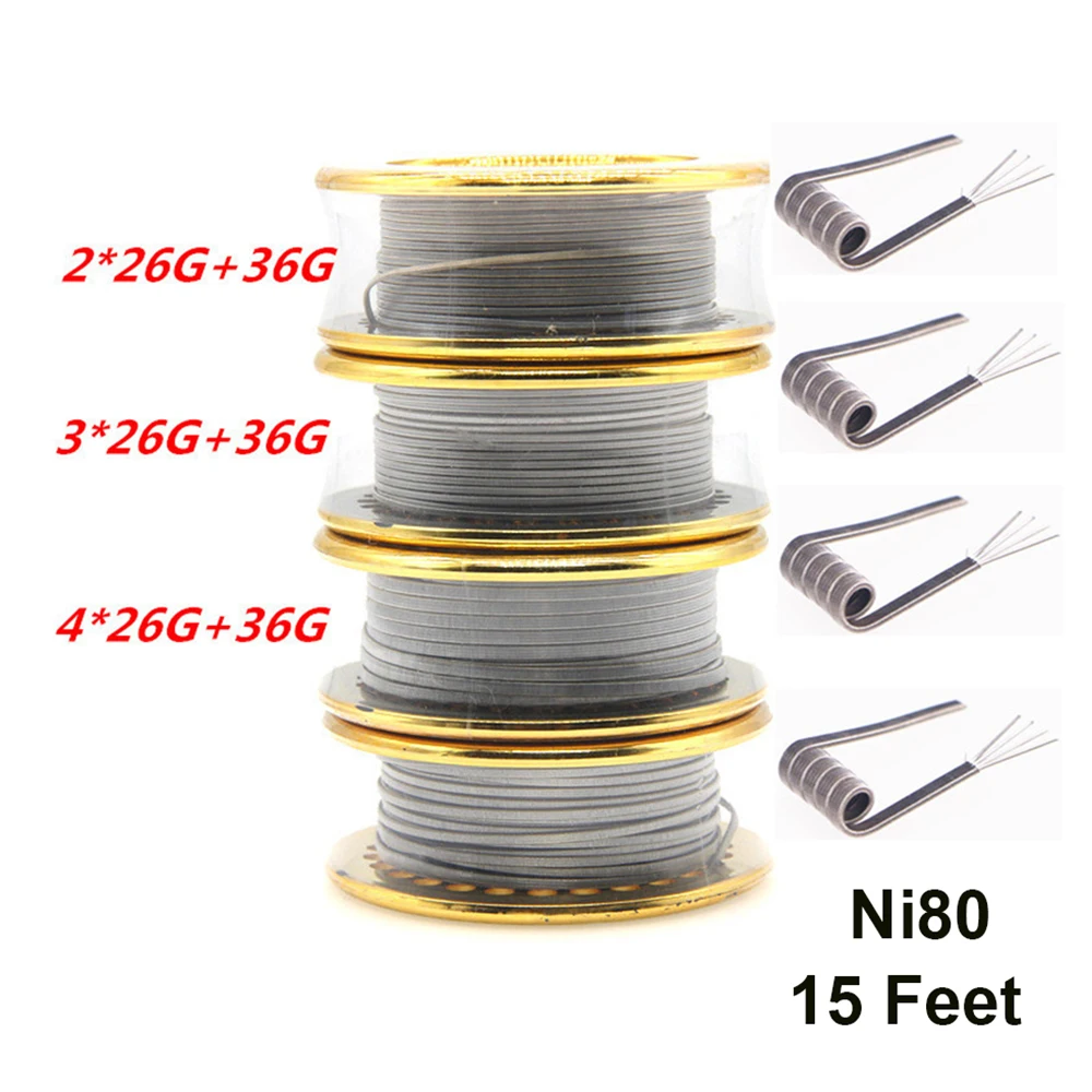 Ni80 Wire 26G 36GA 15 Feet Cla - đánh giá và giá Clapton Wire Pre Built