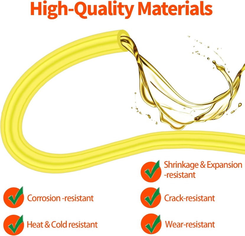 Yellow Fuel Line Hose Set 2x3. - đánh giá và giá Weed Vaping Accessories