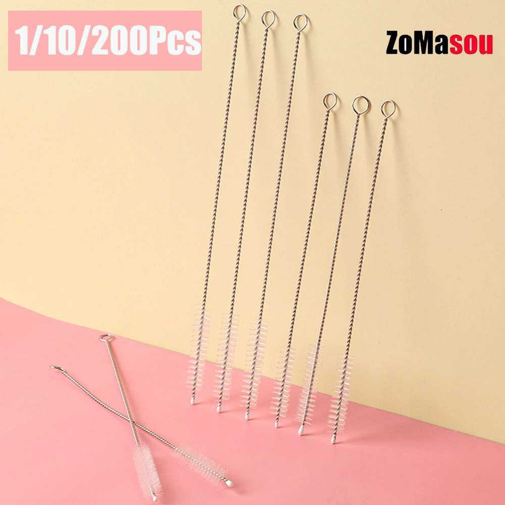 1-200Pcs Stainless Steel Straw - đánh giá và giá Weed Vaping Accessories