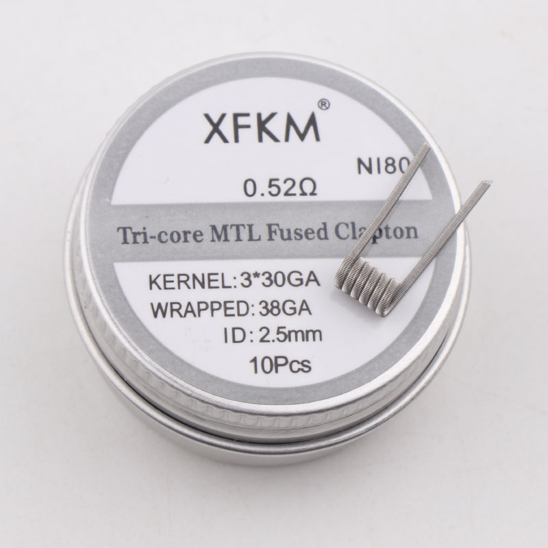 Mới XFKM 10 Cái/hộp NI80/A1/SS - đánh giá và giá Clapton Wire Pre Built