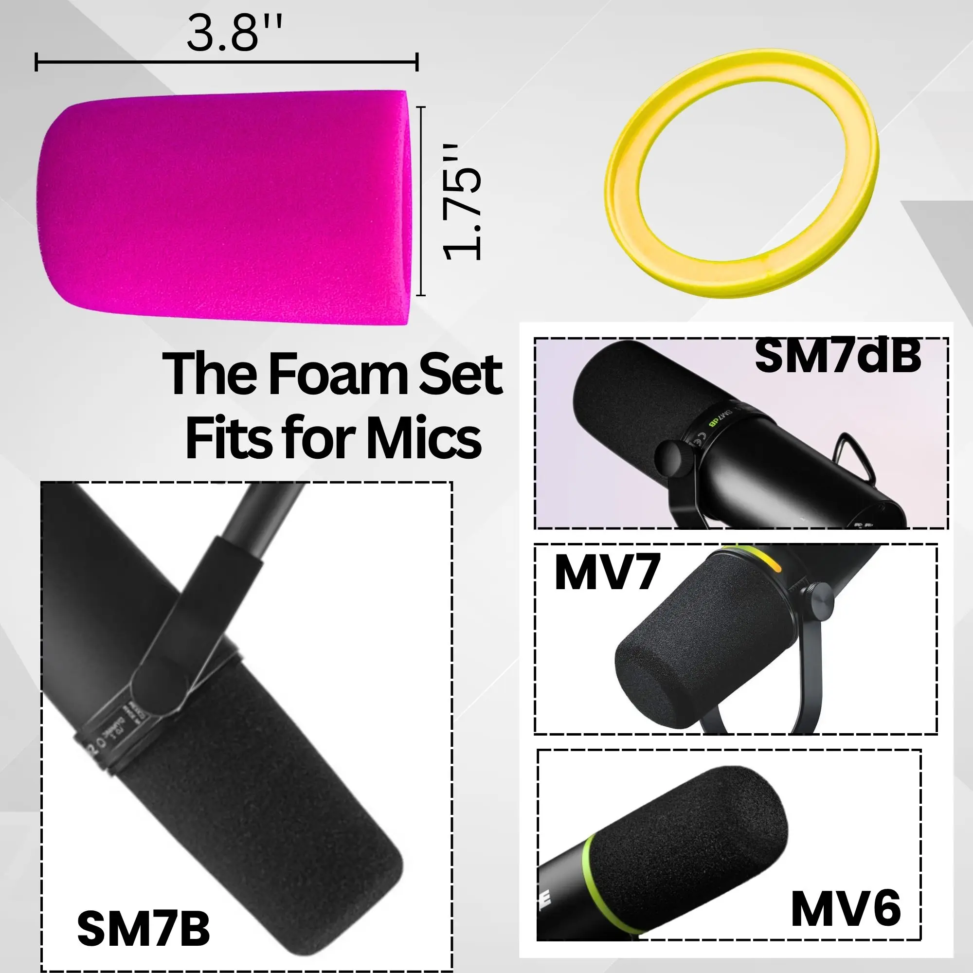 SM7b Windscreen and Sponage fo - đánh giá và giá Shure Mic Sm7B