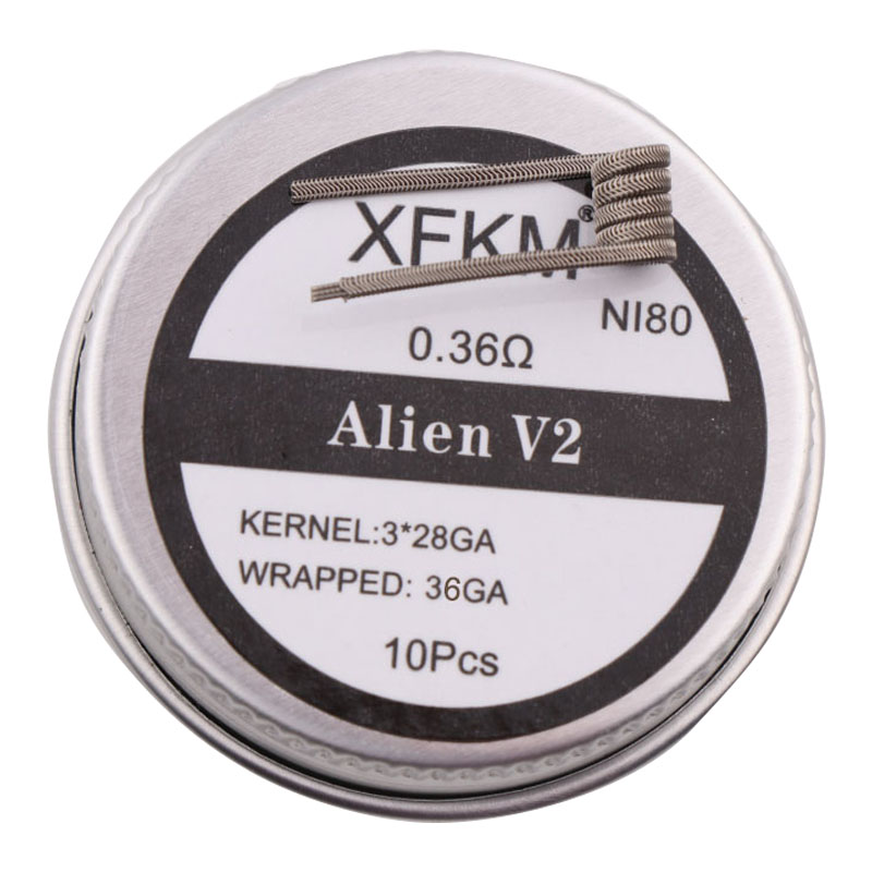 NEW XFKM NI80/A1/SS316L 10pcs/ - đánh giá và giá Clapton Wire Pre Built