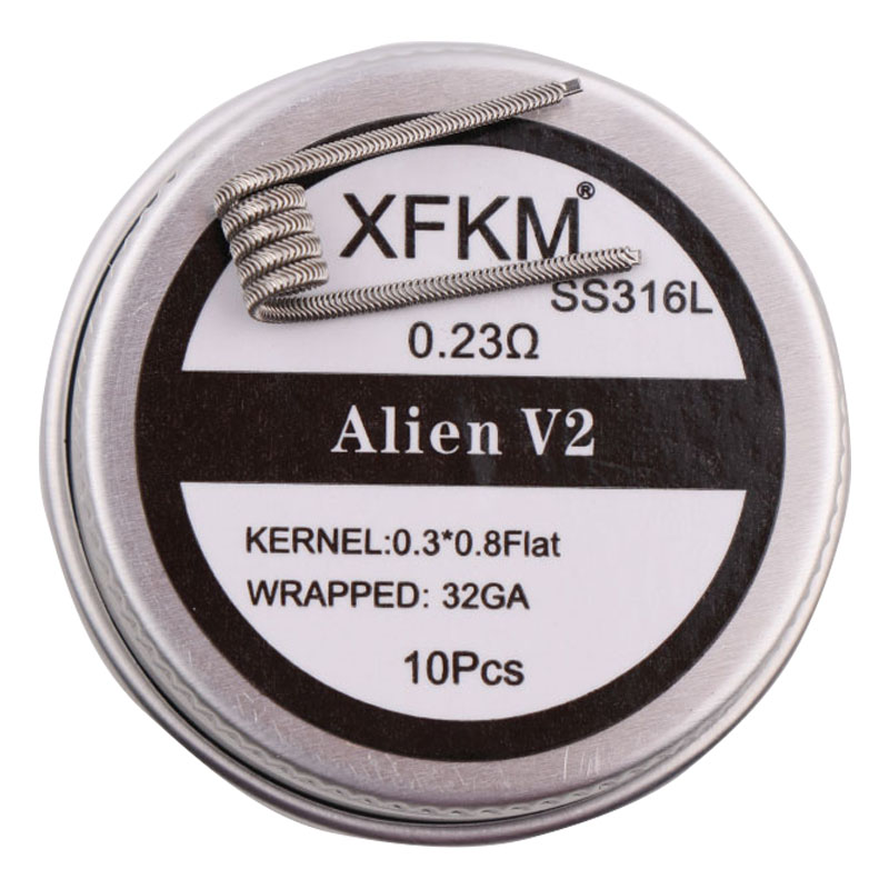 NEW XFKM NI80/A1/SS316L 10pcs/ - đánh giá và giá Clapton Wire Pre Built