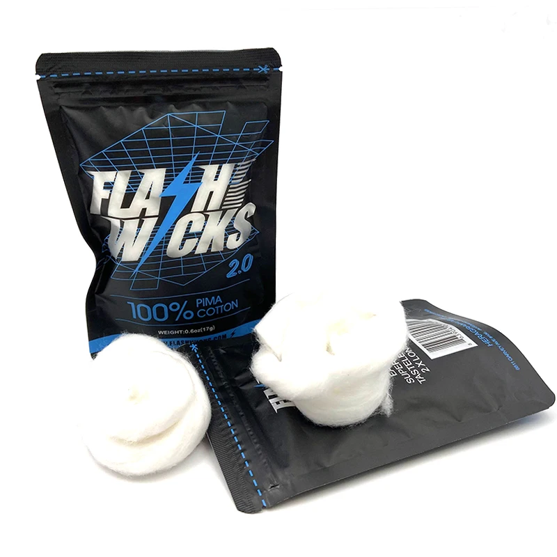 Vmiss Flash Bấc PIMA Cotton Hữ - đánh giá và giá Cotton Wick Organic