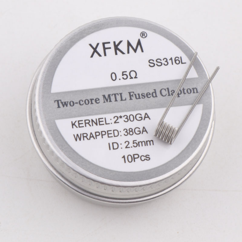 Mới XFKM 10 Cái/hộp NI80/A1/SS - đánh giá và giá Clapton Wire Pre Built