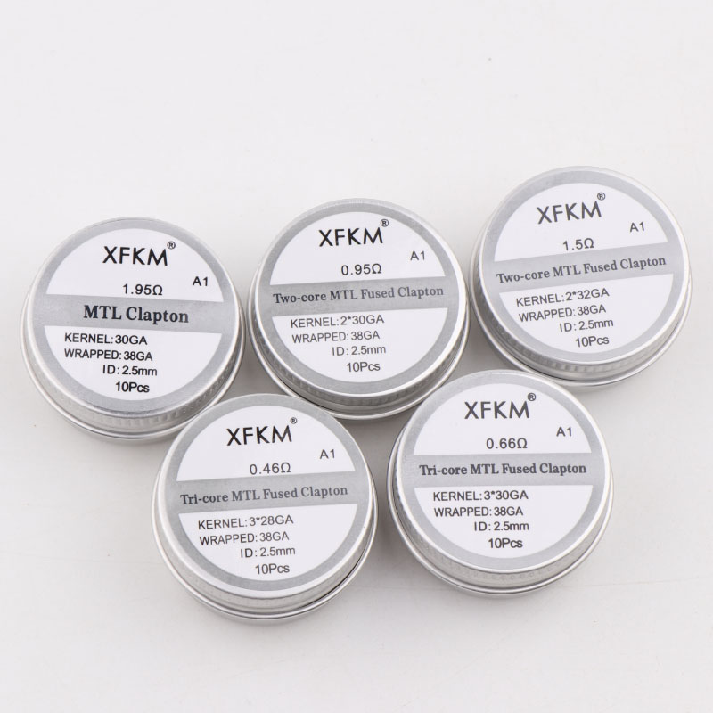 Mới XFKM 10 Cái/hộp NI80/A1/SS - đánh giá và giá Clapton Wire Pre Built