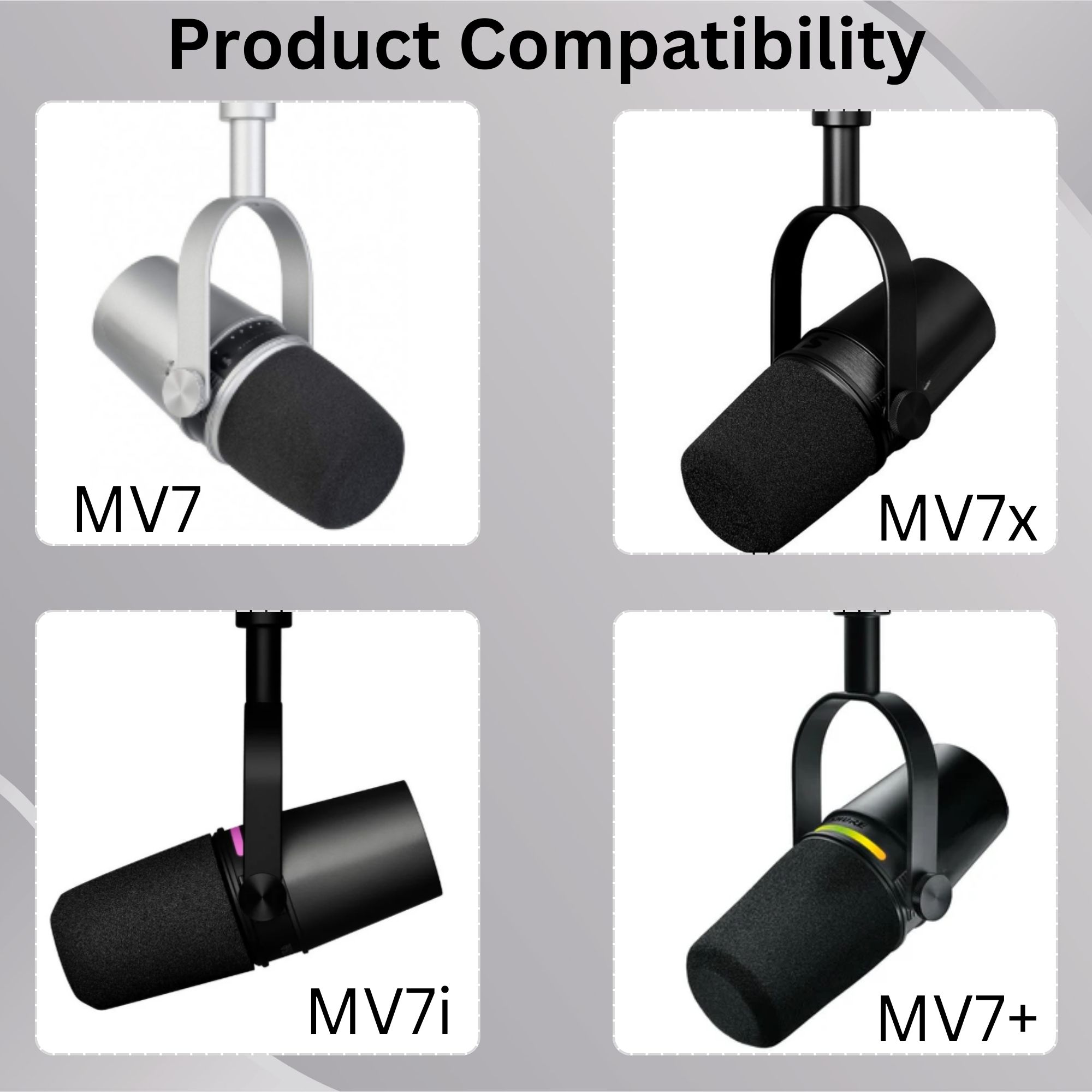 Shining MV7 Pop Filter for Shu - đánh giá và giá Shure Mic Sm7B